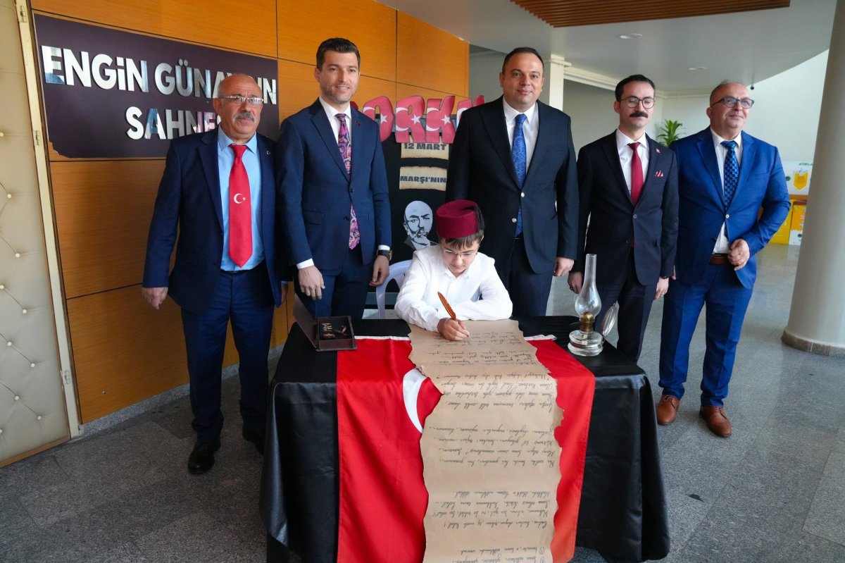 Erbaa’da İstiklal Marşı’nın Kabulünün 105. Yılı Programla Anıldı.