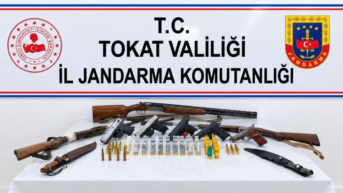 Tokat’ta Silah Operasyonu: 11 Şüphelinin Evleri Arandı.