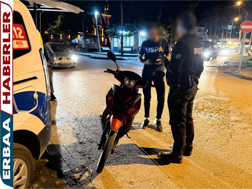 Erbaa’da Motosiklet Denetimleri Sürüyor: GBT ve Trafik Kontrolü Yapıldı.