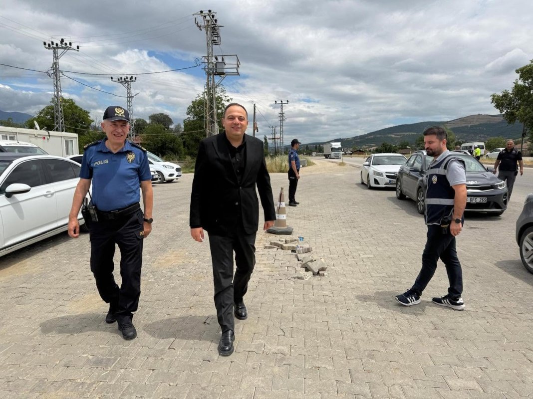 Kaymakam Dr. Remzi Demir Trafik Uygulamalarını Yerinde İnceledi.