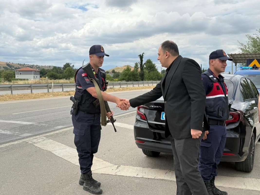 Kaymakam Dr. Remzi Demir Trafik Uygulamalarını Yerinde İnceledi.