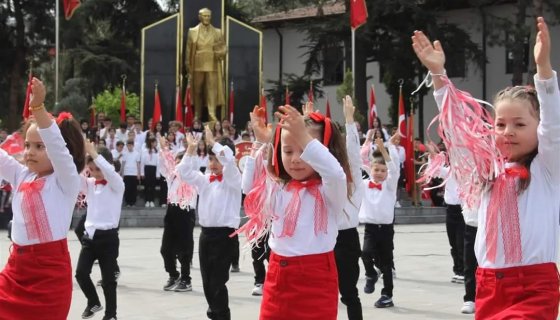 Erbaa'da 23 Nisan Kutlaması Gerçekleştirildi.