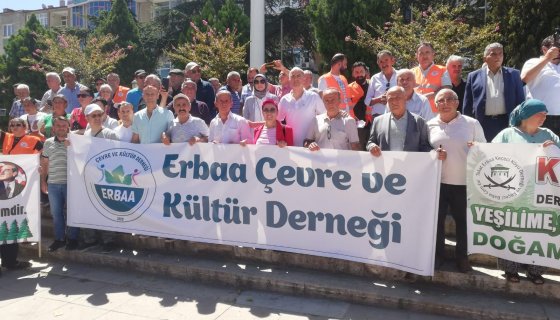 Tokatlılar “Toprağımızı Kimseye Vermeyiz” Diyerek Madeni Protesto Ettiler.