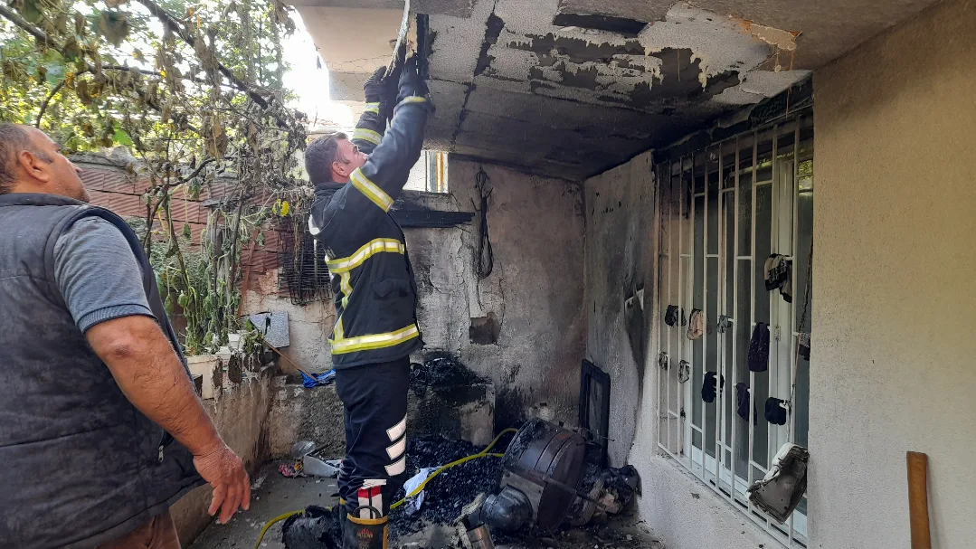 Erbaa’da Elektrik Kaynaklı Yangın Meydana Geldi.