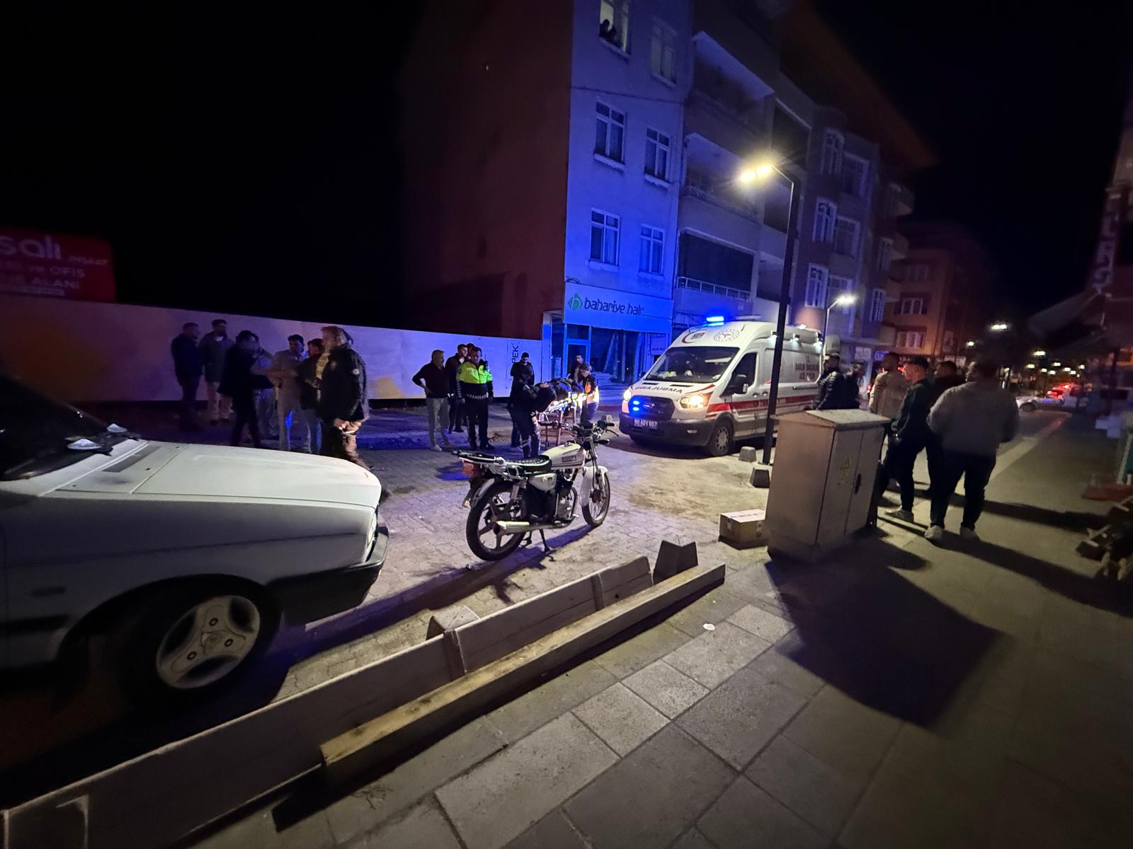 Erbaa’da Motosiklet Kazası: 1 Kişi Yaralı.