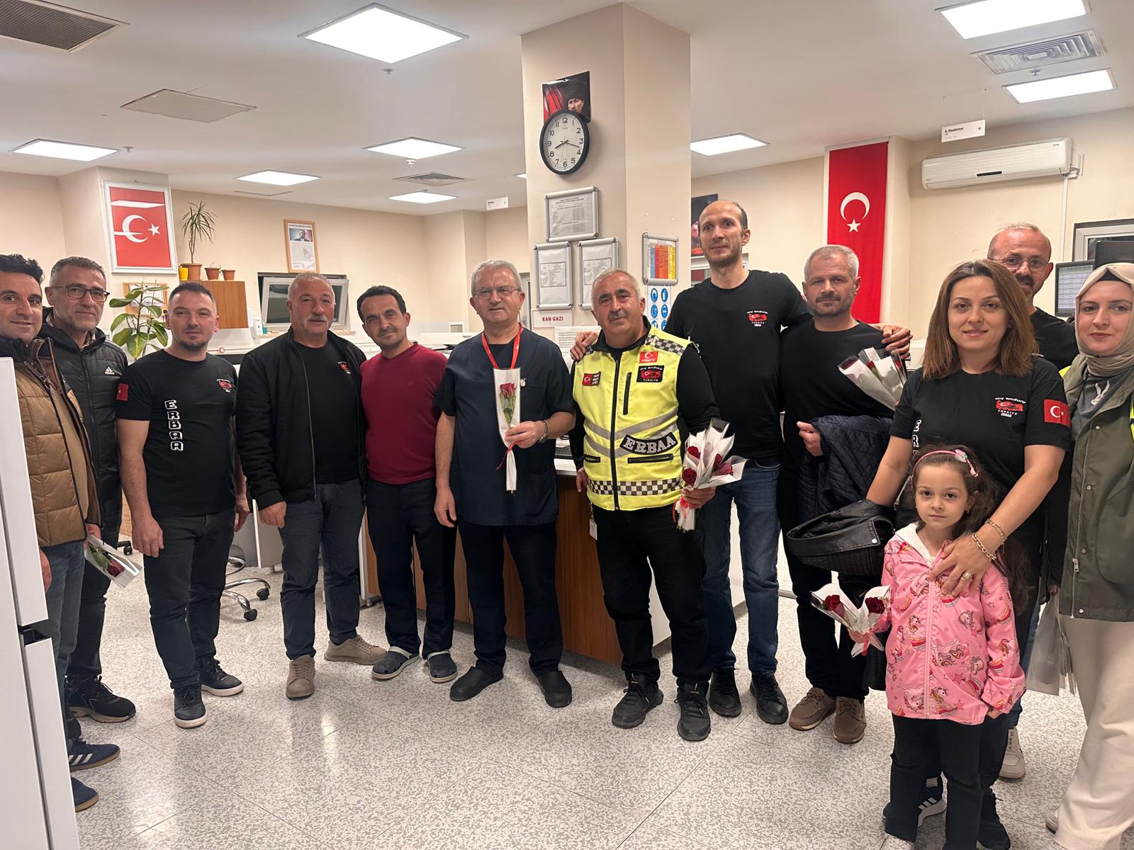 Erbaa Devlet Hastanesi’ne Hemşireler Gününde Anlamlı Ziyaret.