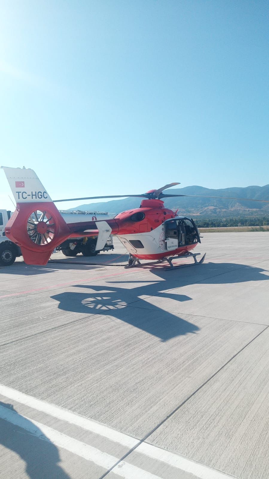 Yenidoğan Bebek İçin Ambulans Helikopter Havalandı.