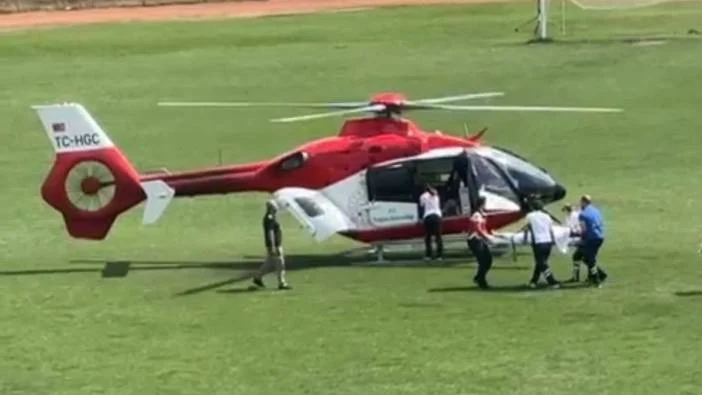 Ambulans Helikopter Liseli Hasan İçin Zamanla Yarıştı.