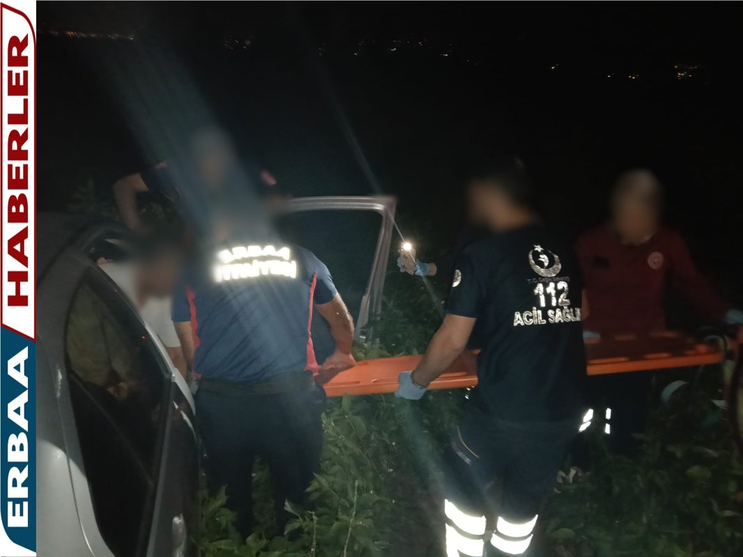 Erbaa’da Gece Yarısı Trafik Kazası: 1 Kişi Yaralandı.