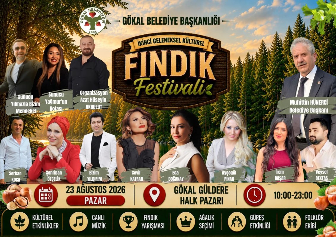 Gökal’da 2. Geleneksel Kültürel Fındık Festivali Düzenlenecek
