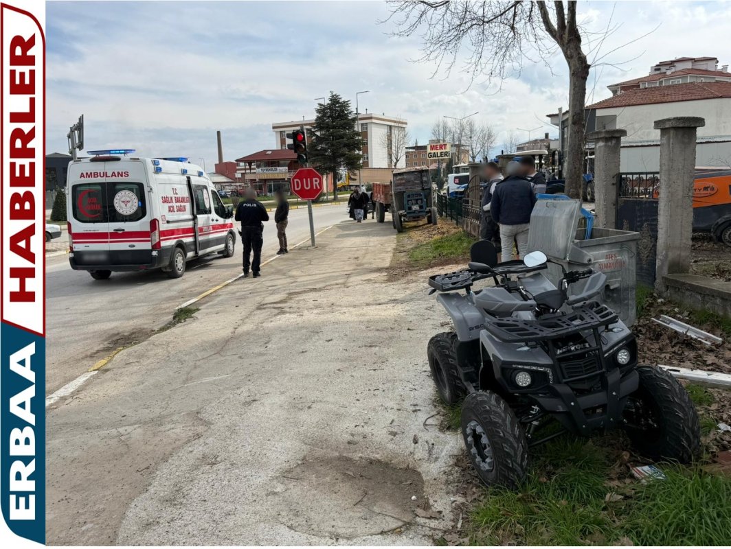 Erbaa’da ATV Kazası: Kadın Sürücü Yaralandı.