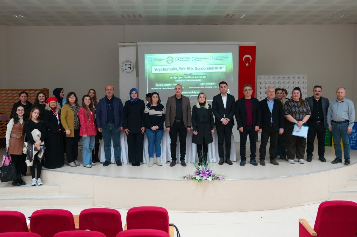 Erbaa Belediyesi İşbirliğiyle TOGÜ’de Çevre Paneli Düzenlendi.