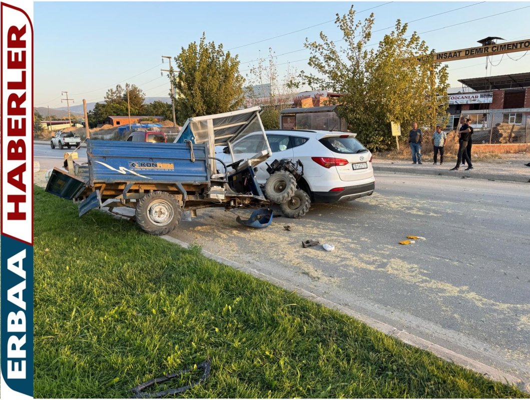 Erbaa’da Patpat ile Otomobil Çarpıştı: 1 Yaralı.