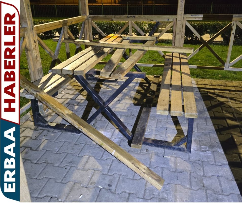 İmbat Park’ta Duyarsızlık: Bank Tahrip Edildi.
