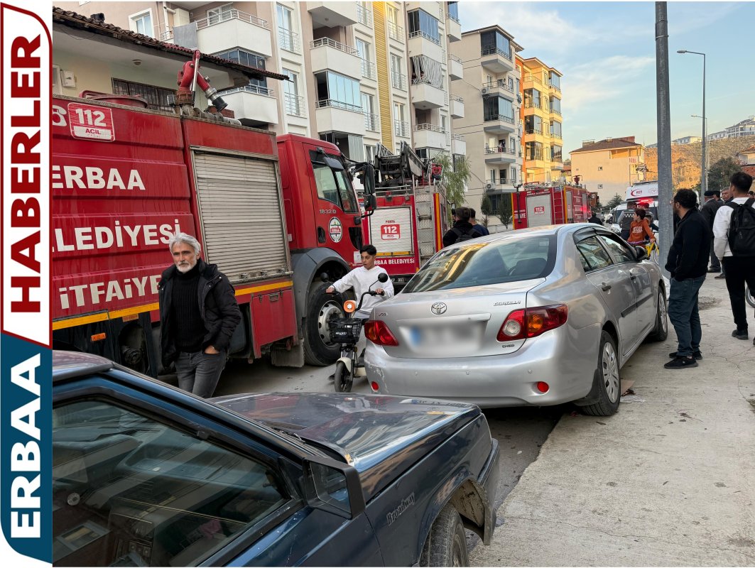 Erbaa’da Kombinin Elektrik Hattı Yangına Neden Oldu.