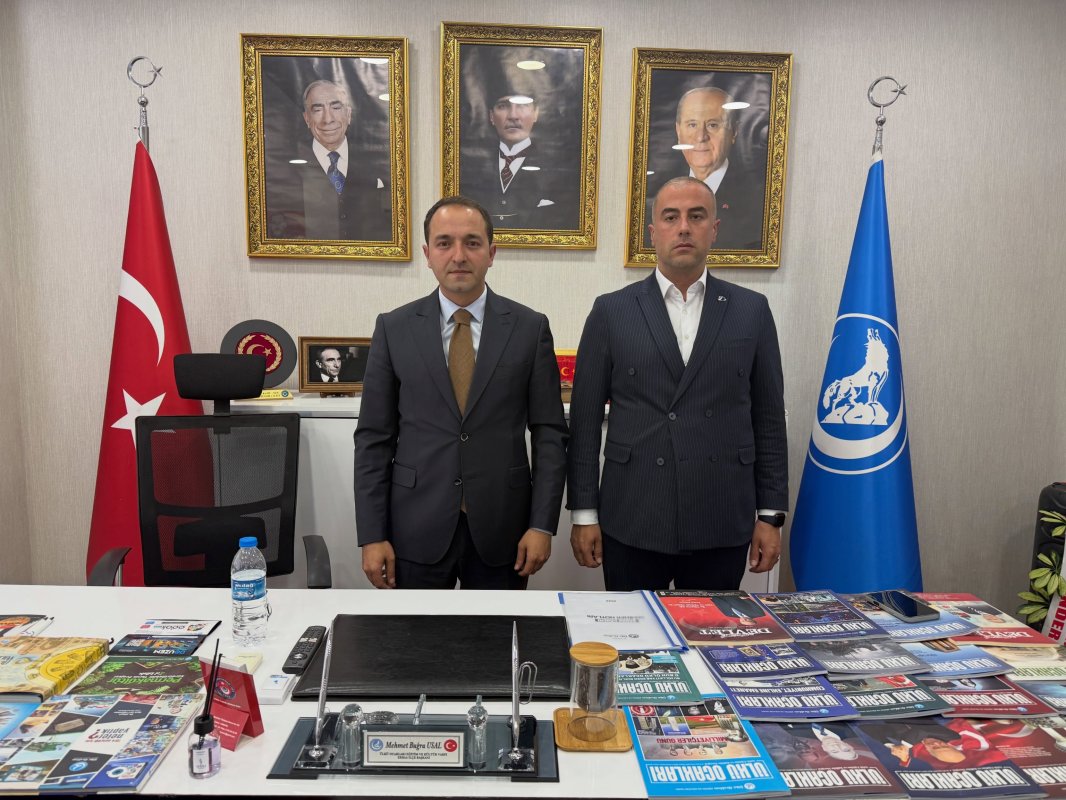 Erbaa Ülkü Ocakları Başkanı Mehmet Buğra Usal’a Destek Ziyareti.