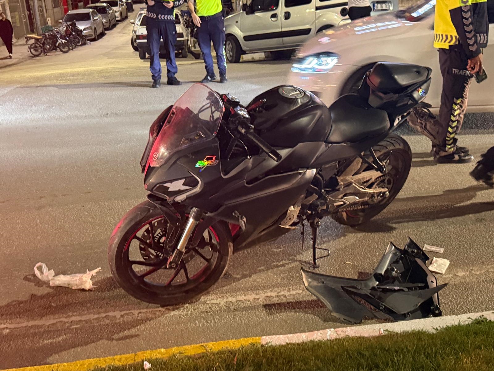 Erek Caddesi’nde İki Motosiklet Çarpıştı: 2 Yaralı