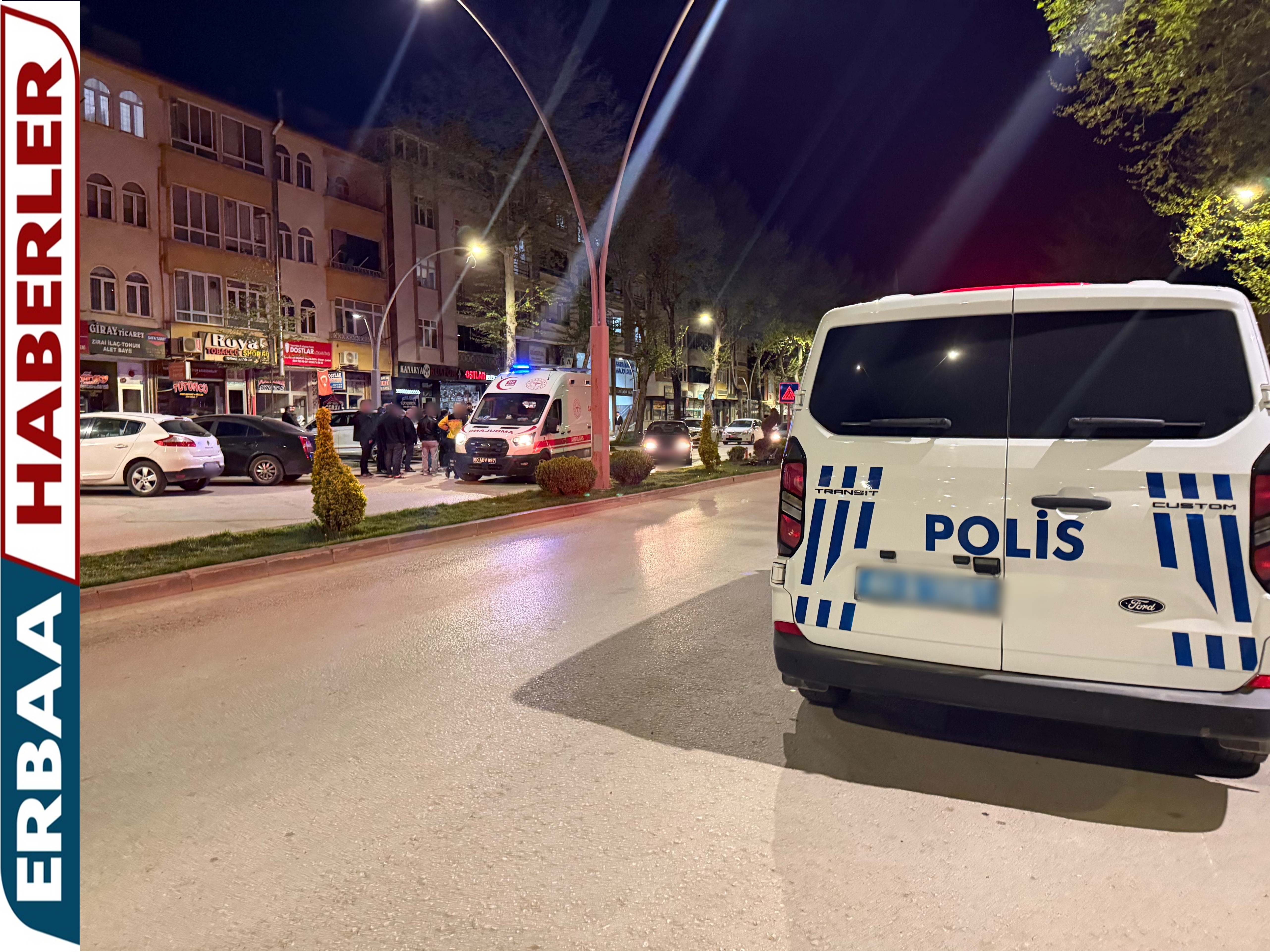 Erbaa’da Yaya Geçidinde Kaza: Bisikletliye Otomobil Çarptı.