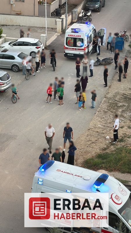 Erbaa’da İki Motosiklet Çarpıştı: 2 Yaralı.