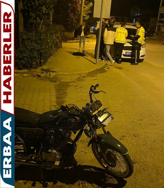 Erbaa’da Ehliyetsiz Motosiklet Sürücüsüne 18 Bin Lira Ceza