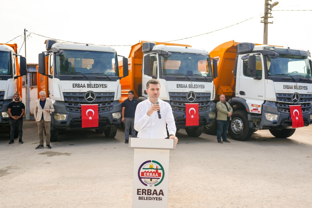 Erbaa Belediyesi Yeni Araçları Filosuna Kattı.