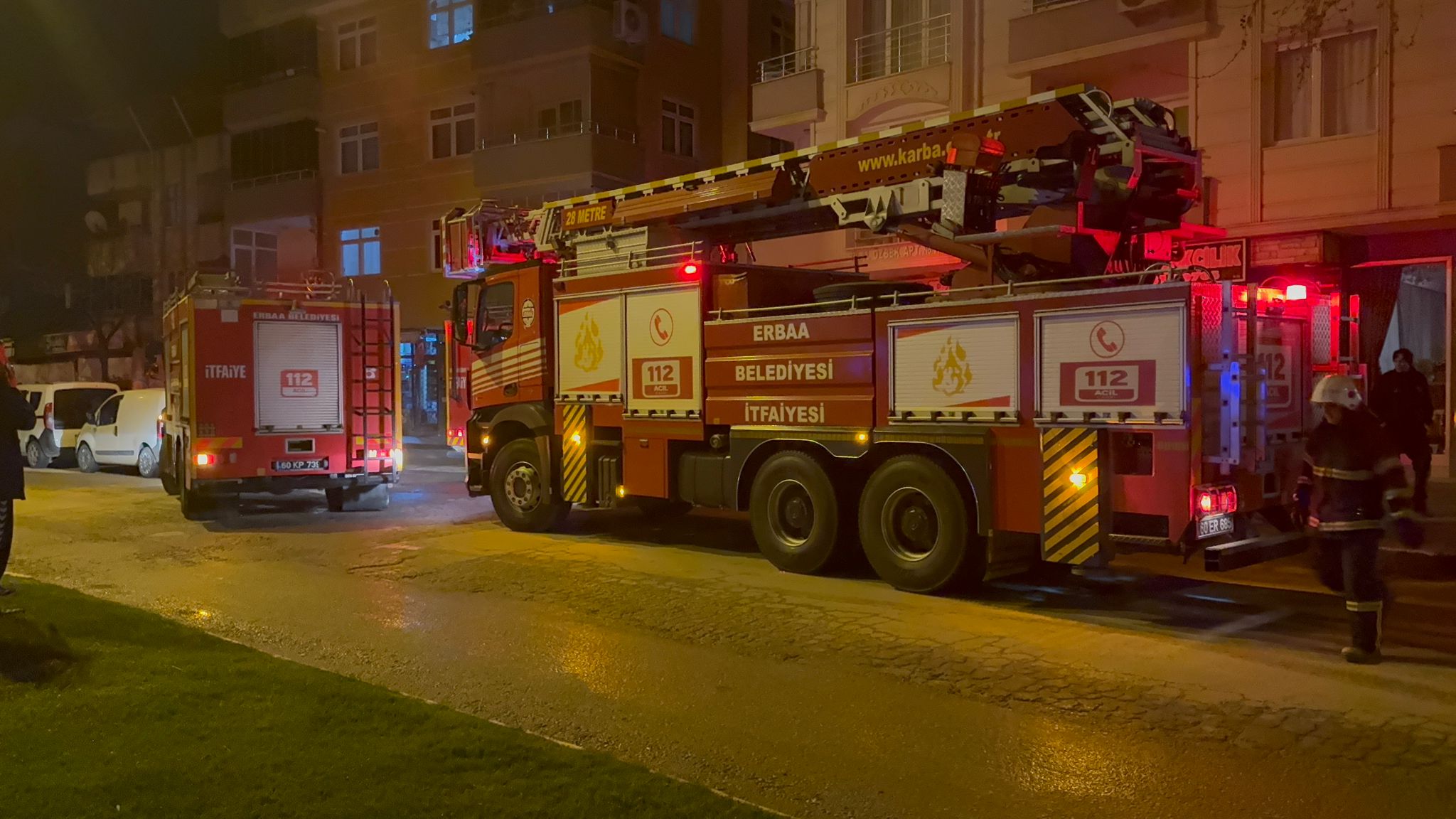 Erbaa’da Dondurma İmalathanesinde Yangın.