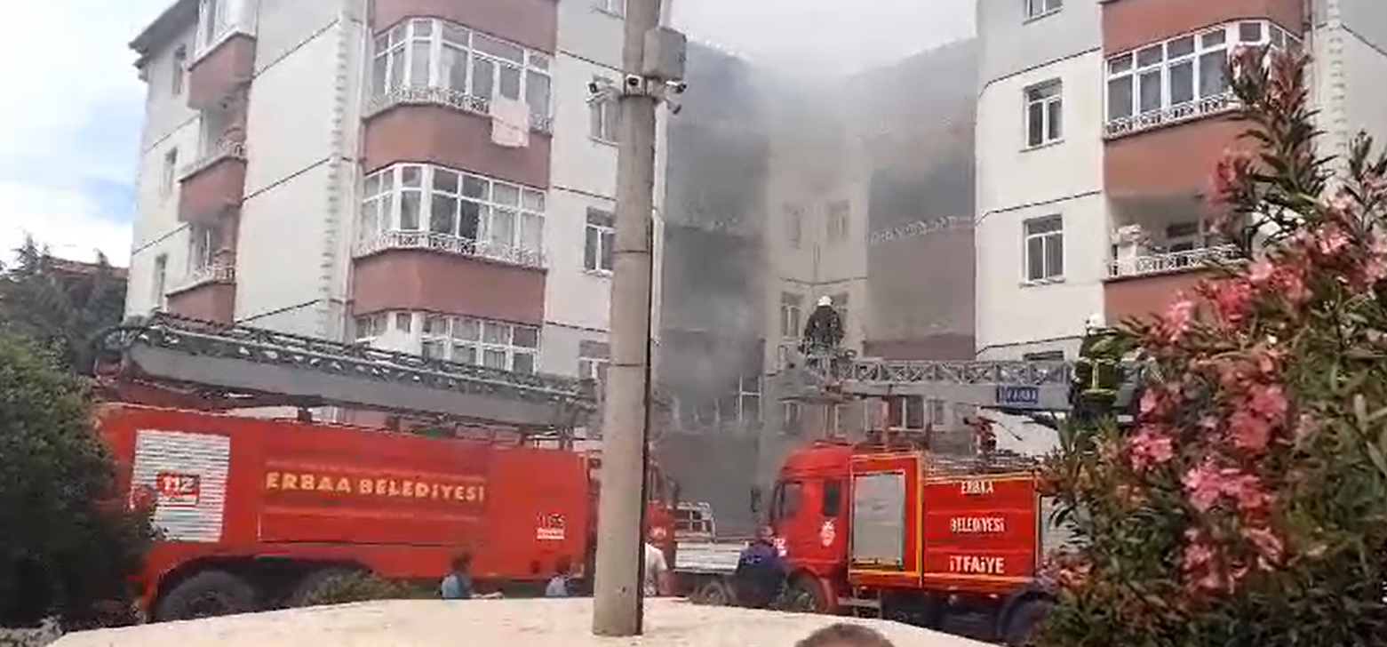 Erbaa'da Kibritle Oynayan Çocuk Yangın Çıkardı.