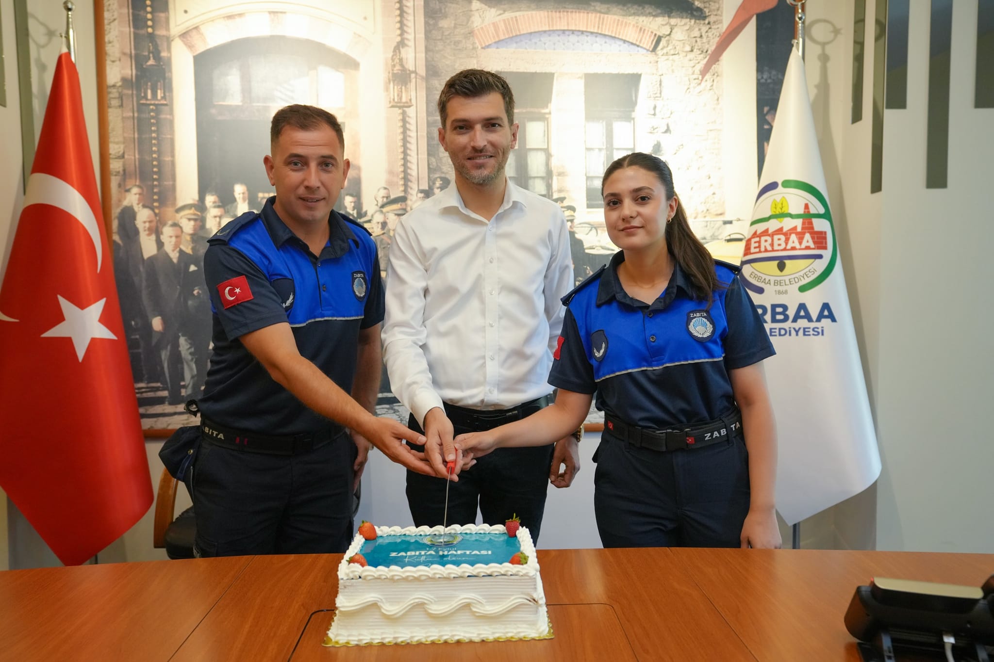 Başkan Karagöl Zabıta Haftasında Zabıta Ekipleriyle Bir Araya Geldi.