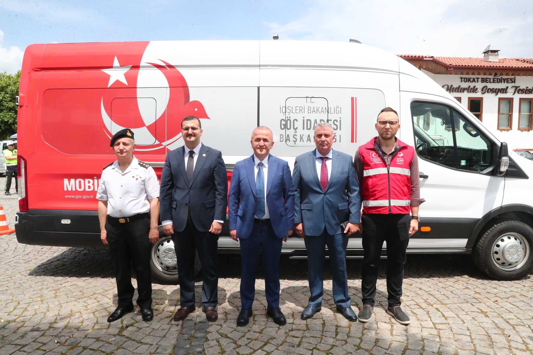 “Mobil Göç Noktası”  Aracı Tokat’ta Hizmet Vermeye Başladı.