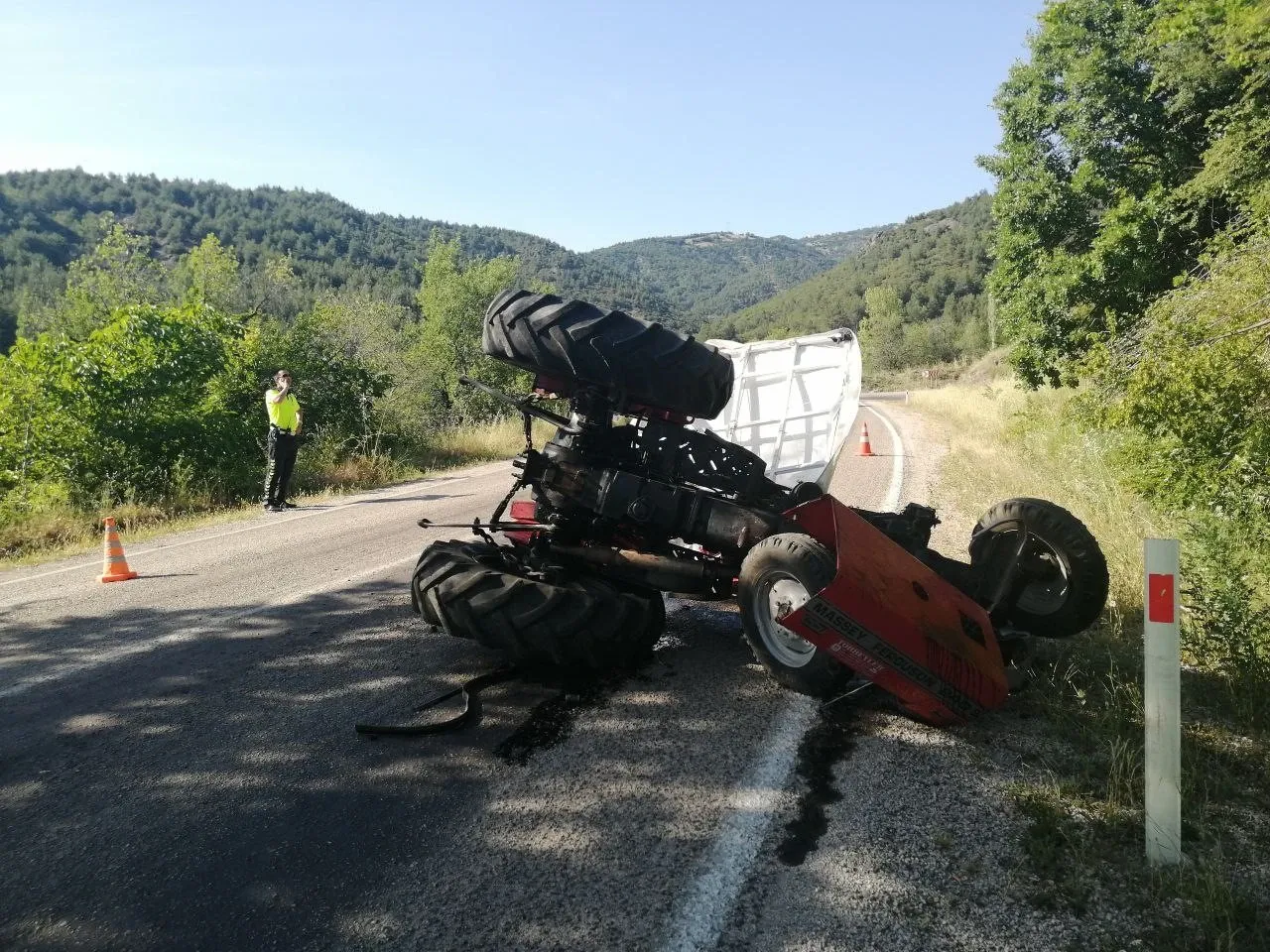 Niksar’da Traktör Kazası: 1 Yaralı