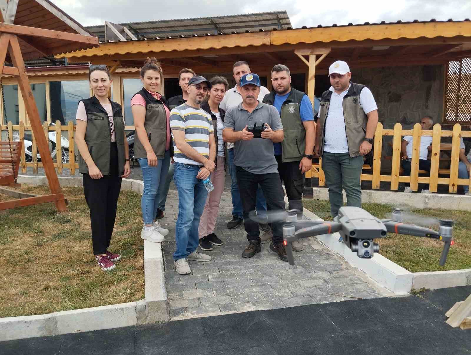 Erbaa’da Orman Şeflerine Dron Eğitimi̇.