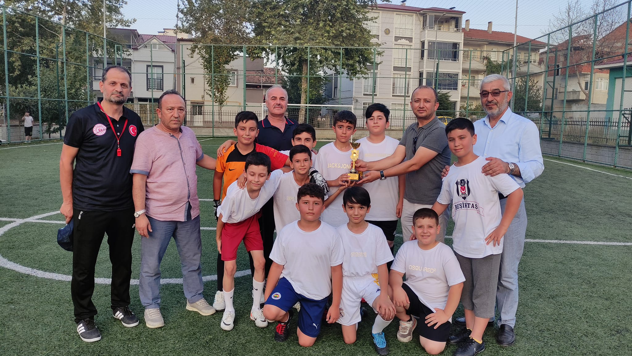 Erbaa’da Yaz Kur'an Kursları Arası Halı Saha Futbol Turnuvası Düzenlendi.