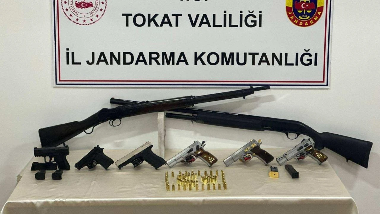 Tokat'ta Silah ve Uyuşturucu Operasyonu.